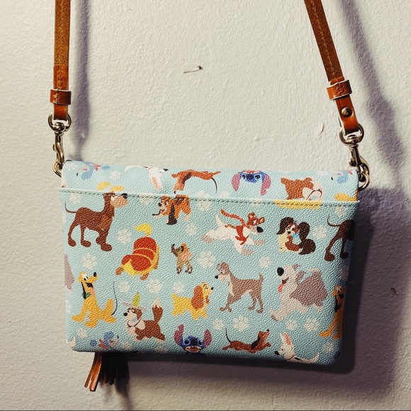 Dooney and Bourke Disney Dogs Foldover Crossbody - Picture 4 of 6